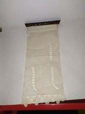 Alte Gardine mit Leiste-um 1930-Modeladen-Puppenhaus-Puppenstube