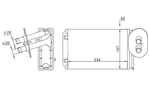 Heizung 602 201 - für, vw
