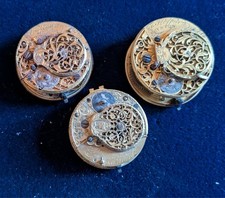 3 Uhrwerke Spindeltaschenuhr