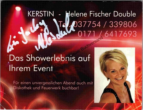 Original autogramm kerstin - autogramm,