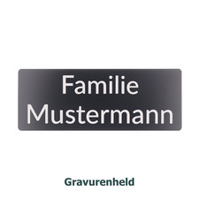 Klingelschild Türschild