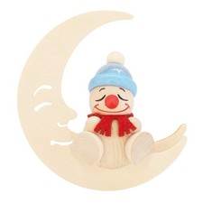 Cool Man schlaf im Mond