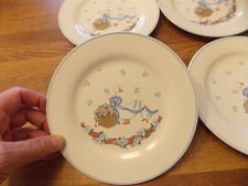 5 Kuchenteller Mit Gänsemotiv Von Kun-Lun Ca. 19cm