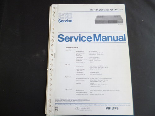 Original service manual - service,