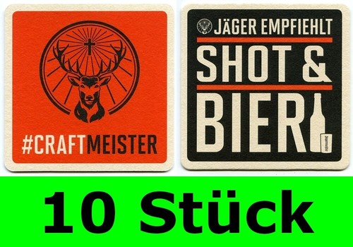 Stück bierdeckel - 10,