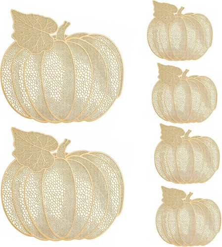 Tischset stück gold kürbis - stück,