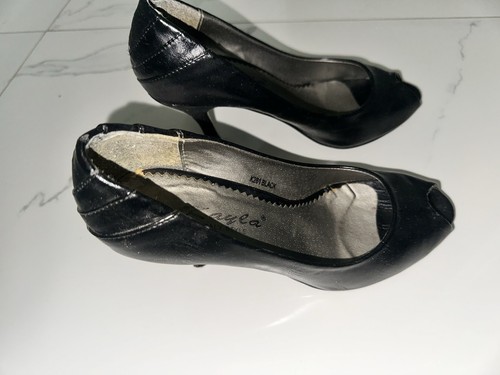 Peeptoe pumps schwarz 37 - peeptoe,