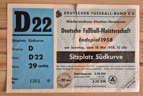Ticket finale - 18.05.58,