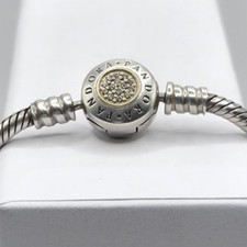 Original Pandora Armband Bicolor Gold 21 cm #x10