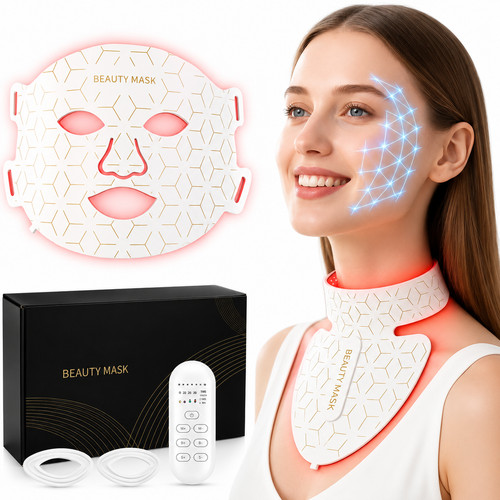 Led maske gesicht nacken - &,