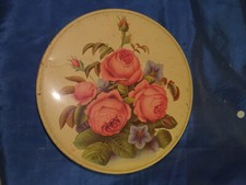 Alte BRANDT Biskuits Blech-Dose, wohl 1960er, Rosen