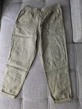 Hose Leinen H&M Grün