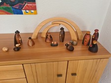 Björn Köhler  Krippe 12 tlg. Plus Stall Gross Sehr Guter Zustand 