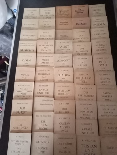 Alte reclem bücher hefte - 50,