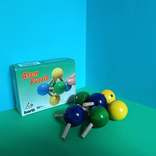 Atom puzzle holz knobelspiel - puzzle,