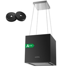 SNDOAS Inselhaube,INSEL-Dunstabzugshaube Umluft 40cm mit 800 m³/h LED-Licht