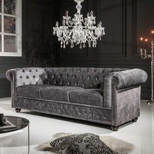 Chesterfield 3-Sitzer Sofa -