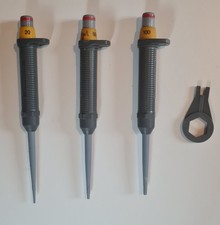 3er Set Eppendorf Einkanalpipetten, 20-100 μl; 20 ul, 50 ul, 100 ul