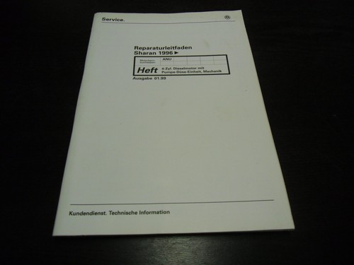 Werkstatthandbuch sharan 4 - vw,