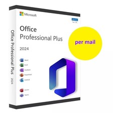 MS Office 2024 Professional Plus Vollversion Key Sofort Email