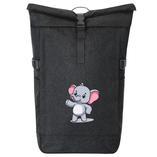 Kurierrucksack elefant comic - kurierrucksack,