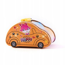 Metall Spardose mit Schloss