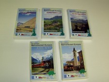 Die schönsten Bahnstrecken Europas, Führerstandsmitfahrten, VHSKassette, Rarität