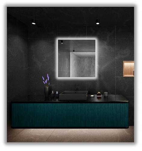 Led spiegel 65x65 - led-spiegel, cm