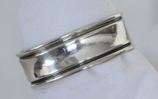 SCHÖNER ALTER SERVIETTENRING AUS DÄNEMARK 830er SILBER ECHTSILBER #12169