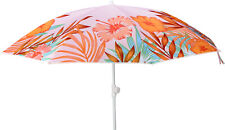 Sonnenschirm TROPICAL FLOWER höhenverstellbar mit Knickgelenk & UPF 40+ Ø160 cm