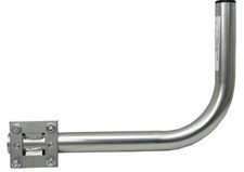 SAT Geländerhalterung 42cm Zahnschellen Balkonhalterung für Schüssel Spiegel L