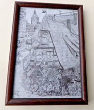 Bleistift Zeichnung/Tusche