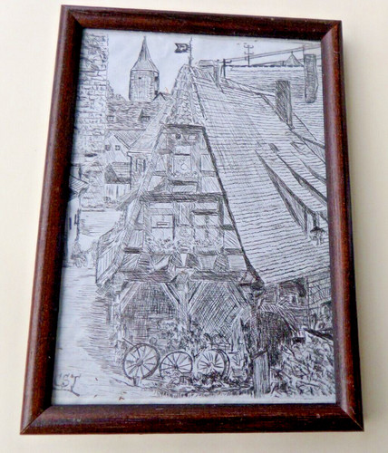 Bleistift zeichnung tusche - bleistift, zeichnung/tusche