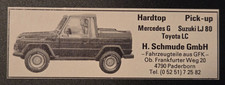 6. Hardtop Mercedes G Suzuki