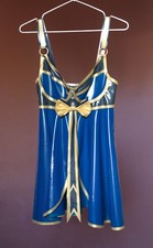 Latex Kleid/ Babydoll mit Schleife/ Größe S