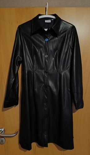 Mantel kleid lederimitat - mantel,,
