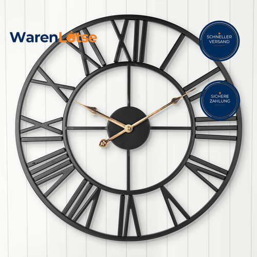 Wanduhr vintage 40cm römische - 40cm,