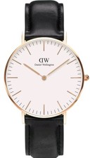 Daniel Wellington Classic Uhr Rose Gold Leather 36 mm