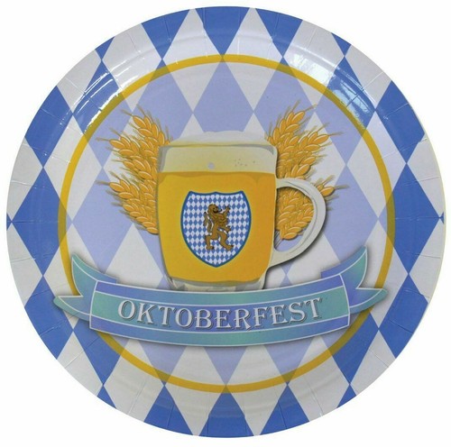 Pappteller oktoberfest - pappteller, "oktoberfest"