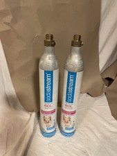 2x  CO2-Zylinder  leer Kohlensäure Flasche Kartusche 60L 425g Leer Zylinder