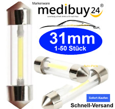 LED 12V COB SMD Soffitte 31mm Weiß Innenraum Beleuchtung Lampe Auto KFZ Licht 🟡