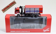 Herpa 1:87 -MAN TGS WLF AB Tech mit Ladekran Feuerwehr Augsburg- 091091 - F 842