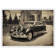 Fahrzeug Auto A4 Kunstdruck