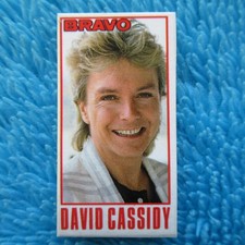 DAVID CASSIDY STICKER Aufkleber  Klebebild BRAVO