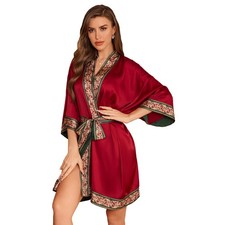 Kimono Nachthemd Morgenmantel