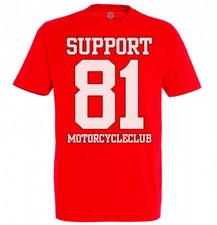 Hells Angels Support 81  Big Red Machine T-Shirt  Motorcycleclub F.E.A.R.rot