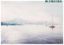 Original Aquarell Gemälde