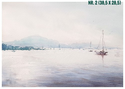 Original aquarell gemälde - original,