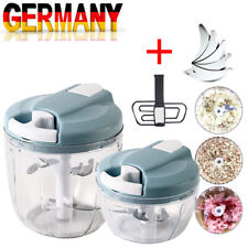 5-Klingen Multi Zerkleinerer Gemüseschneider manuell Zwiebelschneider Rührblatt