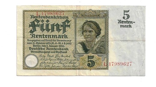 Rentenmark 1926 164b - 1926, ro.